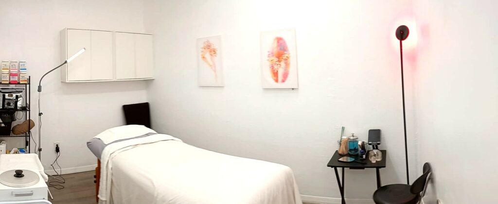 Treatment room at VeryWapa Wellness Spa in Fort Myers, Florida